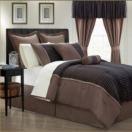 24 Piece Limbo Comforter W Sheets Curtain Bedroom Ensemble Set