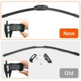 thumbnail image 3 of Car Wiper for TOYOTA RAV4 XA40 MK4 2013-2018 Front Rear Windshield Windscreen Wiper Blade Rubber Accessories 26" + 16" 10" 2013 2014 2015 2016 2017 2018, 3 of 7