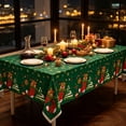 thumbnail image 6 of Christmas Tablecloth Disposable Waterproof Table Cover for Holiday Decor Christmas Party Decoration Green#, 6 of 6