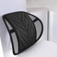 thumbnail image 4 of Tgbvmt Breathable Linen Car Lumbar Cushion, Cool and Comfortable Car Back Support for Long Drives, Ergonomic Design for Cars, Office, and Home, for Back Pain Relief and Spine Alignment, 4 of 8