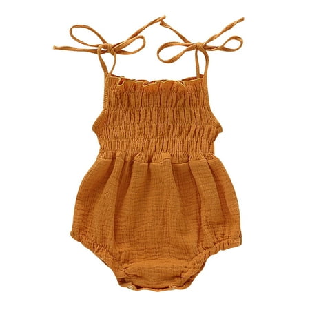 

Lisenrain Newborn Summer Kid Baby Girl Bodysuit Romper Jumpsuit Outfit