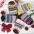 thumbnail image 4 of Loritta Wool Socks for Women, 5 Pairs Warm Winter Thick Boot Crew Socks, Shoe Size 5-9, 4 of 11