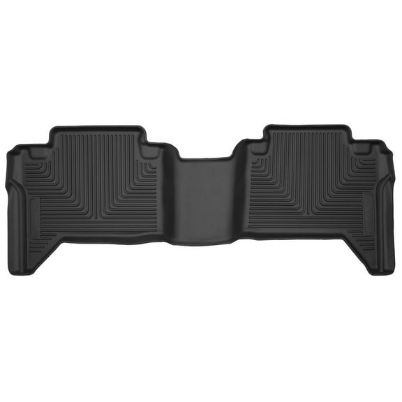 Husky Liners 53801 X-Act Contour Second Row Floor Liner Black Fits 2005-2023 Toyota Tacoma Double Cab