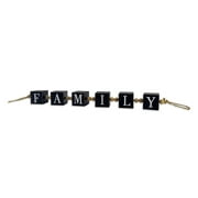 Wooden Family Block Letters Tabletop Decor