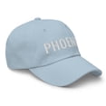 thumbnail image 2 of Phoenix Dad Hat | Embroidered Phoenix AZ Dad Cap (Light Blue), 2 of 6