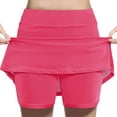 thumbnail image 2 of THDHVS Skorts for Girls,Girls Tennis Skirt,Girls Tennis Skirts with Pockets Athletic Skorts Inner Shorts High Waisted Sports Golf Running Skirt 6-7 Years, 2 of 6