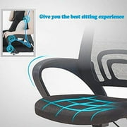 BestOffice Ergonomic Office Chair, Lumbar Support, Adjustable Height with Armrests for Adults(Black)