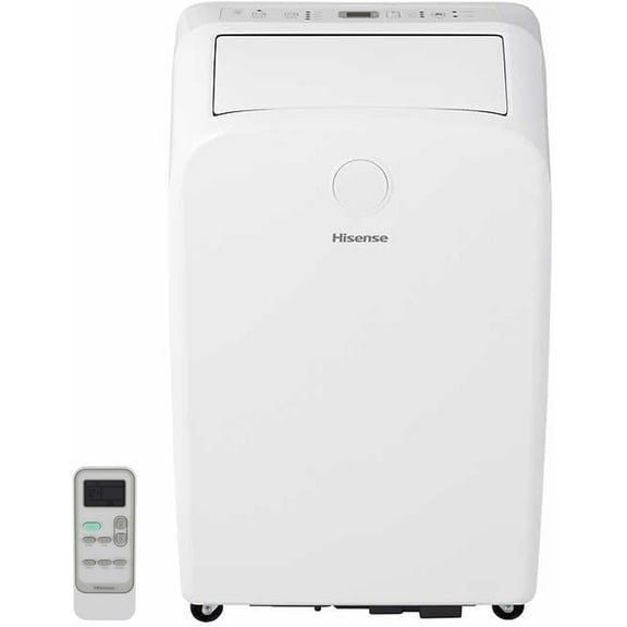 Restored Hisense Smart SACC 8,000 BTU Dual Hose Portable Air Conditioner w/ Heat Pump WiFi, 4 modes, 550 sq. ft. AP55023HR1GD White [Refurbished]