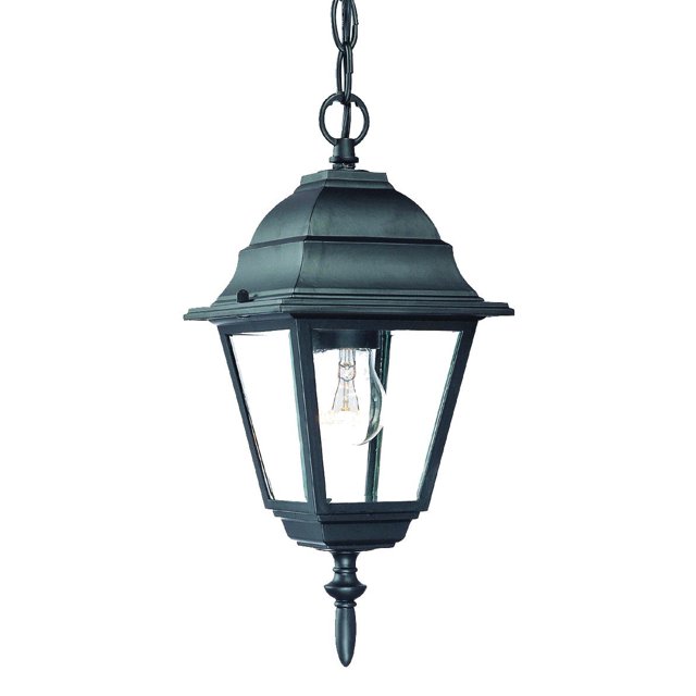 homeroots lighting 397992 Builder's Choice 1-Light Matte Black Hanging Light