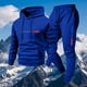 thumbnail image 1 of Ceisia Men's Slim Fit Hooded Tracksuit Set Long Sleeve Pullover with Elastic Waist Joggers Casual Sports 2-Piece Outfit Gifts, 1 of 3