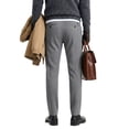 thumbnail image 3 of Men's Fleece Lined Dress Pants Winter Warm Thermal Business Casual Chinos Stretchy Cotton Work Trousers (Black, Navy, Grey, Khaki), 3 of 10