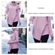 thumbnail image 5 of Suéter Top Otoño Invierno Mujer Cuello Alto Irregular Manga Larga Cuello Alto Prendas De Punto Rosa 3XL, 5 of 6