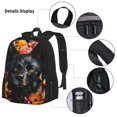 thumbnail image 3 of Balery Colorful Floral Black Dog Mochila escolar 3 en 1 para niños: mochila resistente con lonchera térmica y estuche para lápices. Mochila escolar para niños y niñas., 3 of 7