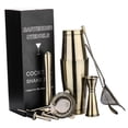 thumbnail image 3 of GUOOL Prettyia 8pcs Shaker Home Bar Set Stainless Steel Bartender Tools Kit Bronze, 3 of 7