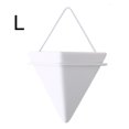 thumbnail image 2 of Simple Container Iron Vases Ceramic Self Water-Absorbing Planter Nordic Succulent Plant Wall Mounted Flowerpot, 2 of 7