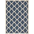 thumbnail image 1 of Safavieh Courtyard Polypropylene Large Rectangle Rug CY6903-268-8 in Navy and Beige, 1 of 5