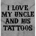 thumbnail image 2 of Love Uncle Tattoos Cute Rebellious Toddler Boy Girl T Shirt Infant Toddler Brisco Brands 18M, 2 of 6