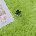 thumbnail image 5 of Latepis Olive Grass Green Area Rugs 8x10 For Living Room Shag Rug Faux Sheepskin Fur Rug Washable Rug Soft Fluffy Rug For Nursey Office Entertainment Room Rectangle Rug, 5 of 7