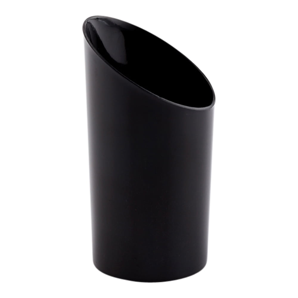 3 oz Round Incline Shot Glass Black, Plastic 2" x 2" x 3 1/4" 100