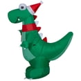 thumbnail image 2 of Inflable Navideño Holiday Time Dinosaurio 122 cm de Altura, 2 of 4