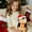 Black, variant on Fjnjuu Plush Toys Christmas Gift Happy Santa Sleigh Series Christmas Toys Indoor Christmas Decoration Christmas Gifts