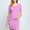 Pink, variant on Pitauce Maternity Short Sleeve Bodycon Dress Pregnancy Crew Neck Side Ruched Dress Summer Casual Dresses for Daily Baby Shower