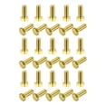 thumbnail image 1 of Unique Bargains Brass Hex Bolts, M6x16mm 30 Pack Fully Thread Grade 4.8 Machine Screws, 1 of 4
