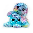 thumbnail image 3 of Peluche Pieuvre / Peluche Pieuvre Réversible / Jouet d'Ambiance (Pois Lilas), 3 of 7