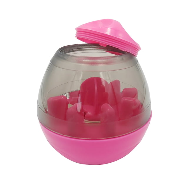 Comedero para Mascotas Methold Bola Dispensadora Automática de Alimentos Rojo