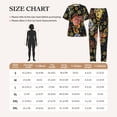 thumbnail image 5 of Womens Pajamas Set Loungewear Short Sleeve Top Long Pants Pj Sets with Pockets, Mexican Skull Paisley, 5 of 6