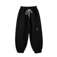 thumbnail image 2 of SJLDQY Girls Sweatpants Casual Elastic Drawstring Waist Joggers for Girls Comfy Pants with Pockets, 2 of 4
