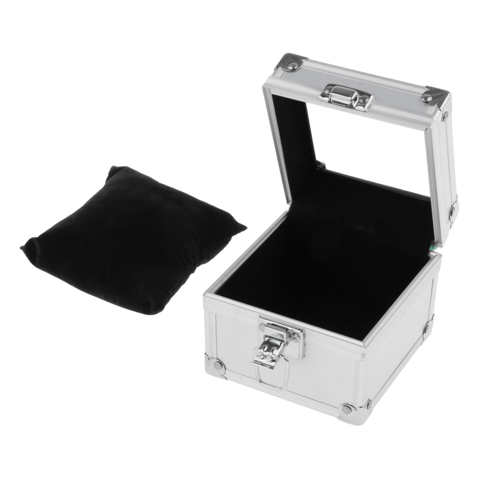 FVDPWYE Premium Luxury 1 Slot Jewelry Storage Box Case with Pillow Organizer Display for Silver