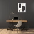 thumbnail image 3 of Warren, Annie 15x18 White Modern Wood Framed Museum Art Print Titled - Neutral Intersect V, 3 of 4
