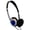 Wheat fre-Blue, variant on Vintage Retro Headsets Cord Earphone, Wind Comfortable Design