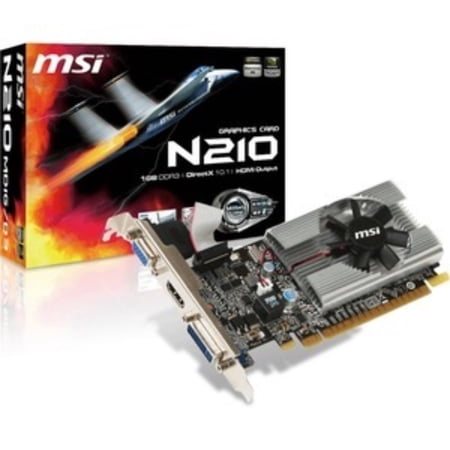 UPC: 0783555256398 | MSI N210-MD1G/D3 GeForce 210 Graphic Card 1 GB DDR3 SDRAM G2101D3