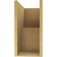 thumbnail image 4 of 10"W x 20"D x 20"H Classic Chapel Hill Rough Cedar Woodgrain TimberThane Corbel, Primed Tan, 4 of 6