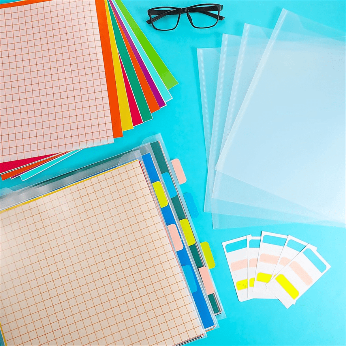 1set * 12x12 paper storage-As Shown