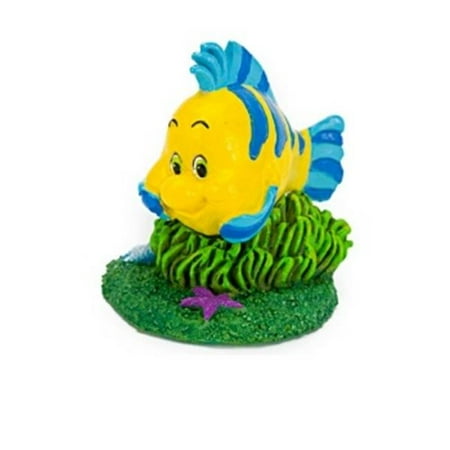 The Little Mermaid Flounder Mini Aquarium Ornament Walmart Com