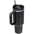 thumbnail image 2 of STANLEY Adventure Quencher 40oz Reusable Insulated Stainless Steel Tumbler Black Glow, 2 of 2