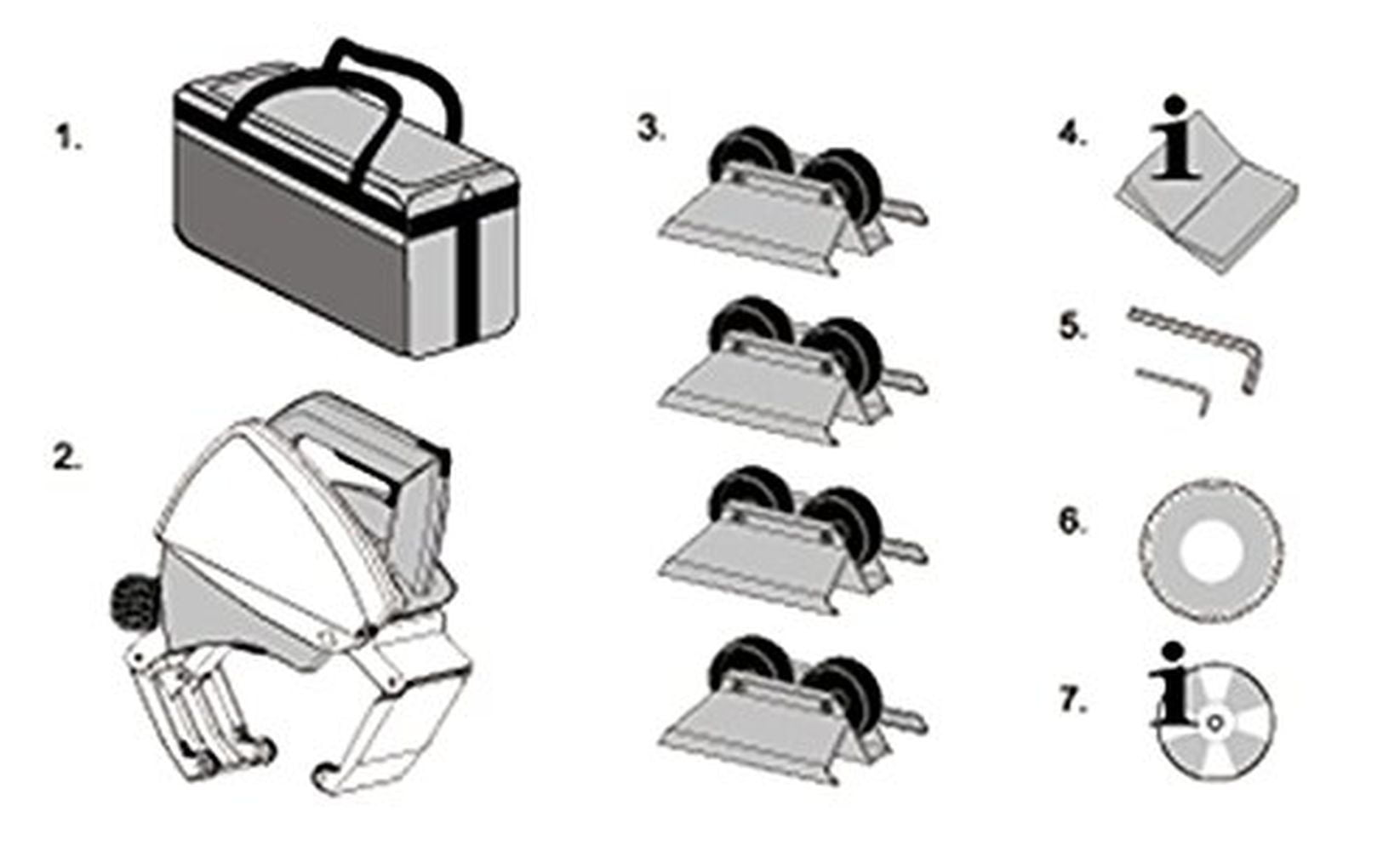 Exact Tool 7010463US 170E US Pipe Cutting System for Cutting Pipes