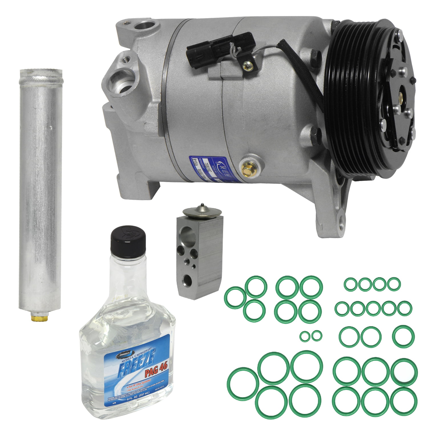 1 Pack UAC KT 4827A A/C Compressor and Component Kit 