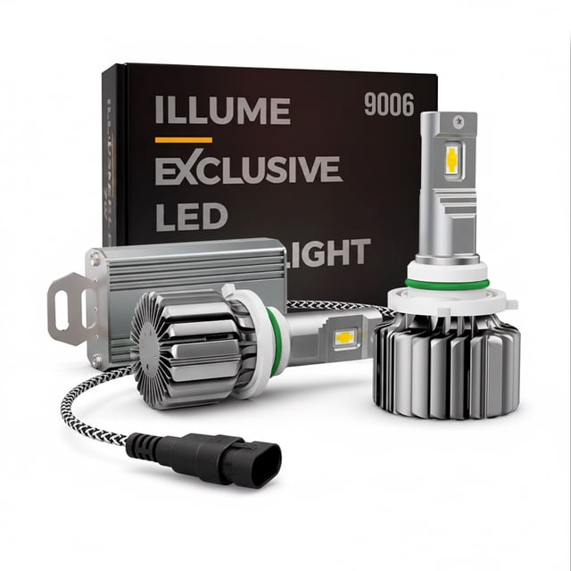 Luces Led para Auto - ILLUME - Modelo 70 W - 11,000 lúmenes - Resistencia al Agua - Haz de luz Perfecto (9006)