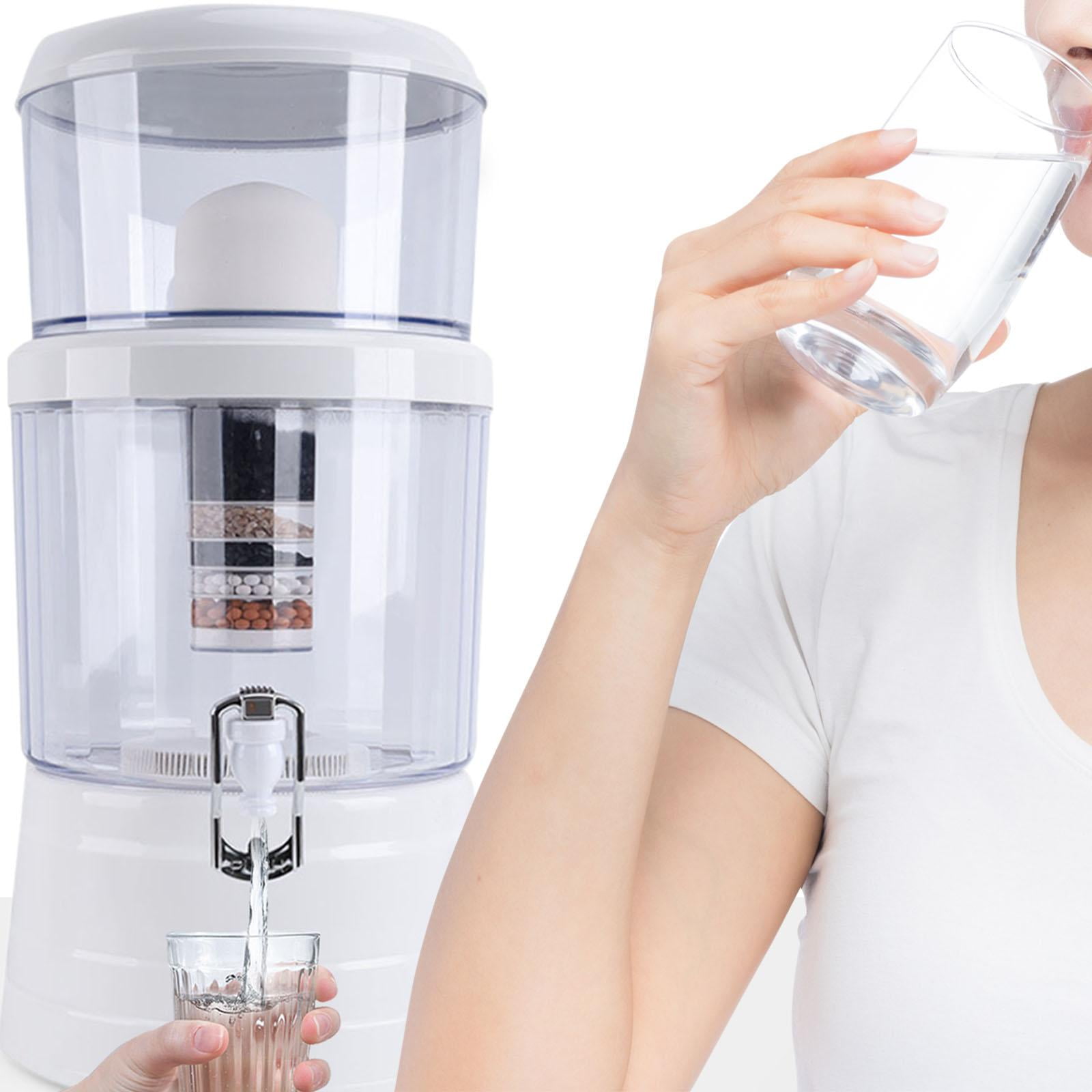 FashionCha Water Purifier Dispenser, Kettle, 16L, Deep Filtration, Tabletop Water Purifier, 8 Stages, Water Purifier for Office, Apartment, Dorm