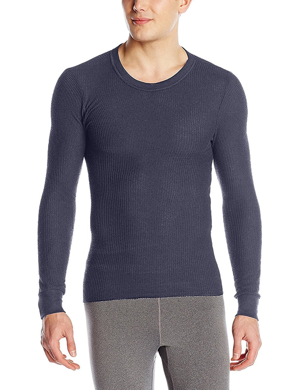 Rich Cotton Mens Tick Midweight Waffle Thermal Shirt Long Sleeve Top Underwear 1 2 3 or 6 Pack