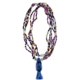 thumbnail image 1 of Collar Rosario Santa Muerte Azul Ritualizado Justicia, 1 of 3