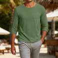 thumbnail image 3 of zbxnLI Long Sleeve T Shirts for Men Comfy Workout Athletic Tee Tops with Pockets Comfort Breathable Soft Tshirt, 3 of 7