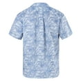 thumbnail image 2 of American Trends Hawaiian Shirt for Men Short Sleeve Button Down Shirts Beach Shirts for Men Palm Leaf Blue M, 2 of 7