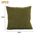 thumbnail image 2 of Funda de almohada para el hogar, funda de cojín para sofá, sin núcleo, moderna, simple, color sólido, grande, grano de maíz, 2 uds., 2 of 5