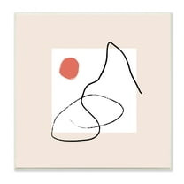 Stupell Industries Minimal Nordic Landscape Abstraction Modern Neutral Tones Abstract Painting Unframed Art Print Wall Art, 12 x 12