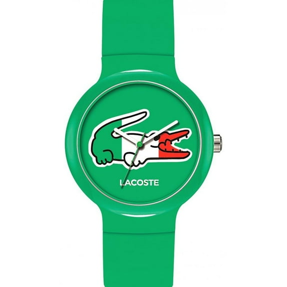 Lacoste Men's 2020074 Unisex Goa Go Green Dial Green Silicone Strap Watch